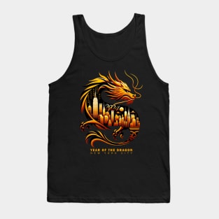 Golden NYC Dragon - 2024 Lunar New Year Tank Top